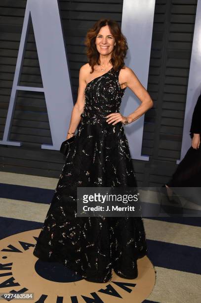 Actress Roberta Armani attends the 2018 Vanity Fair Oscar Party hosted by Radhika Jones at the Wallis Annenberg Center for the Performing Arts on...