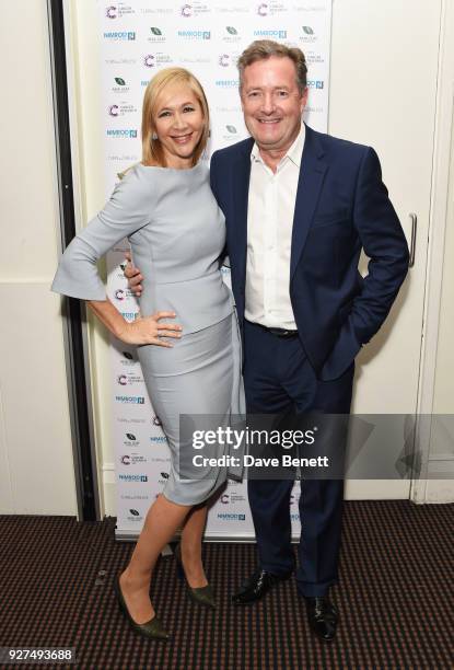 Tania Bryer and Piers Morgan attend Turn The Tables 2018 hosted by Tania Bryer and James Landale in aid of Cancer Research UK at BAFTA on March 5,...