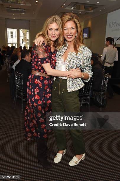 Donna Air and Heather Kerzner attend Turn The Tables 2018 hosted by Tania Bryer and James Landale in aid of Cancer Research UK at BAFTA on March 5,...