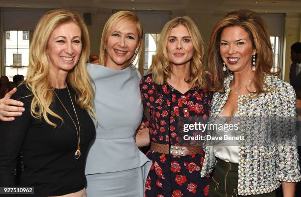Jenny Halpern Prince, Tania Bryer, Donna Air and Heather Kerzner attend Turn The Tables 2018 hosted by Tania Bryer and James Landale in aid of Cancer...