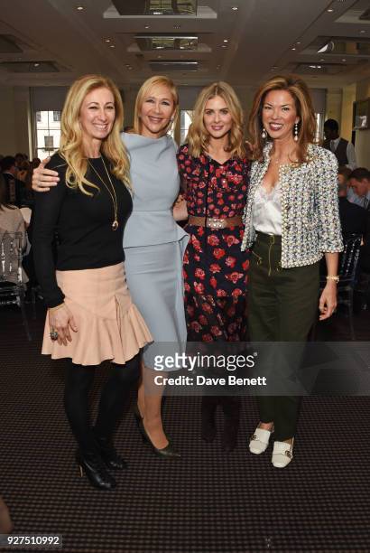 Jenny Halpern Prince, Tania Bryer, Donna Air and Heather Kerzner attend Turn The Tables 2018 hosted by Tania Bryer and James Landale in aid of Cancer...