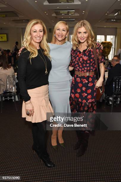 Jenny Halpern Prince, Tania Bryer and Donna Air attend Turn The Tables 2018 hosted by Tania Bryer and James Landale in aid of Cancer Research UK at...