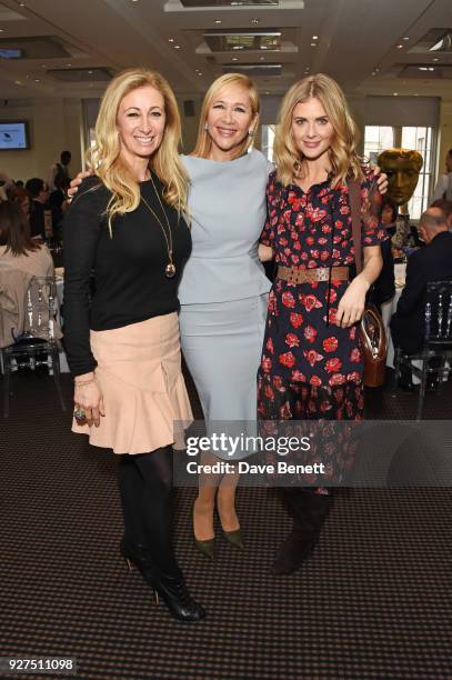 Jenny Halpern Prince, Tania Bryer and Donna Air attend Turn The Tables 2018 hosted by Tania Bryer and James Landale in aid of Cancer Research UK at...