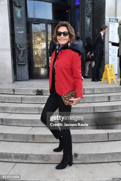 Nati Abascal attends the Giambattista Valli show as part of the Paris Fashion Week Womenswear Fall/Winter 2018/2019 on March 5, 2018 in Paris, France.