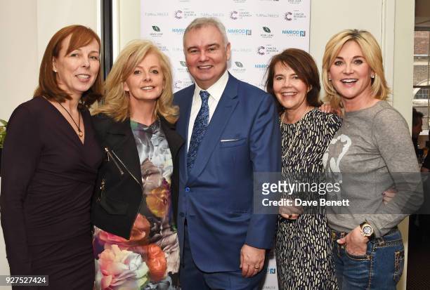 Nicola Ibison, Sally Meen, Eamonn Holmes, Jo Sheldon and Anthea Turner attend Turn The Tables 2018 hosted by Tania Bryer and James Landale in aid of...