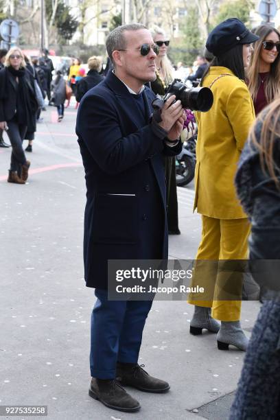 Scott Schuman attends the Giambattista Valli show as part of the Paris Fashion Week Womenswear Fall/Winter 2018/2019 on March 5, 2018 in Paris,...