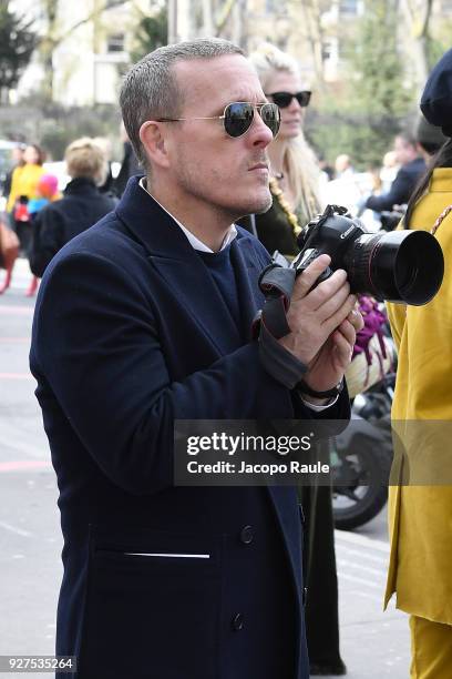 Scott Schuman attends the Giambattista Valli show as part of the Paris Fashion Week Womenswear Fall/Winter 2018/2019 on March 5, 2018 in Paris,...