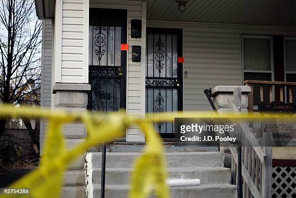 The home of Anthony Sowell is seen November 4 in Cleveland, Ohio. Sowell has been in jail since last week, charged with murder, rape and kidnapping,...