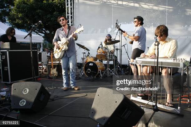 Robert Francis and his band peform at the Long Beach Blues Festival in Long Beach, California on August 30, 2008.