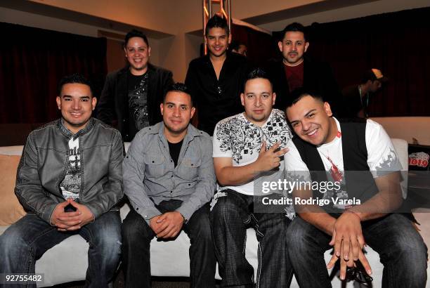 Grupo Montéz de Durango attend the 10th Annual Latin GRAMMY Awards Univision Radio Remotes Day 3 held at the Mandalay Bay Events Center on November...