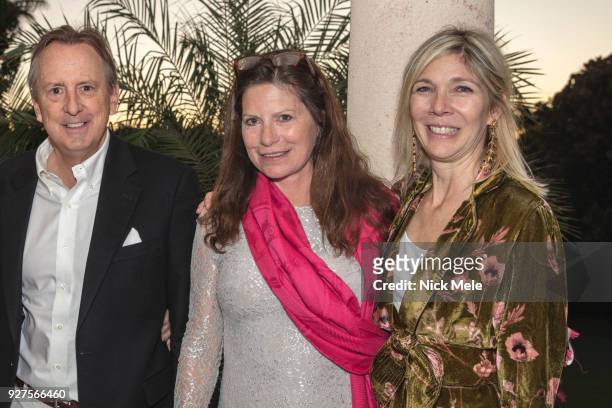Peter Reed, Natalie Geary and Brandy Lowe attend AVENUE Celebrates the Fresh Faces of Palm Beach and its Re-Vamped A-List at Private Residence on...