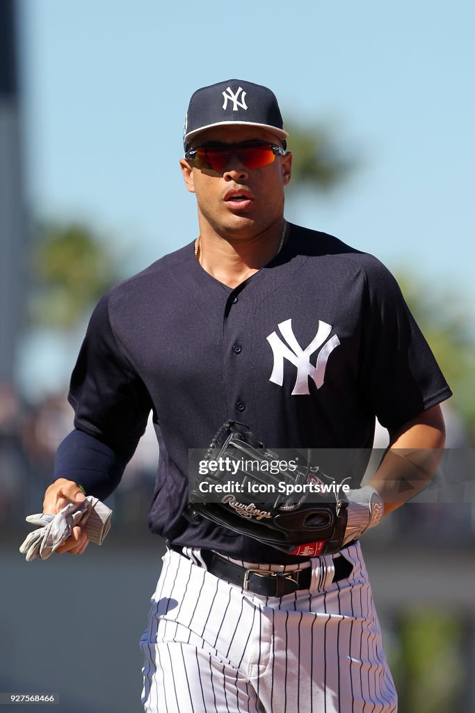 MLB: MAR 04 Spring Training - Rays at Yankees