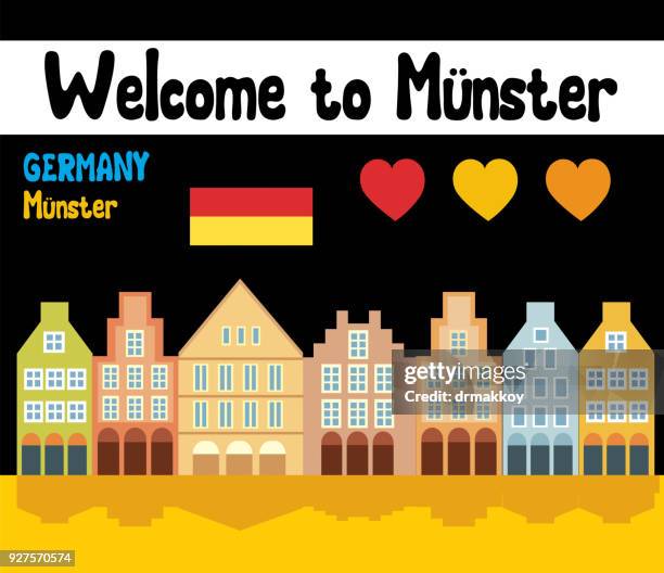 ilustrações de stock, clip art, desenhos animados e ícones de welcome to münster - munster