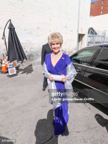 Karen Sharpe is seen on March 04, 2018 in Los Angeles, California.