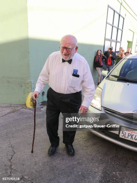 Ed Asner is seen on March 04, 2018 in Los Angeles, California.