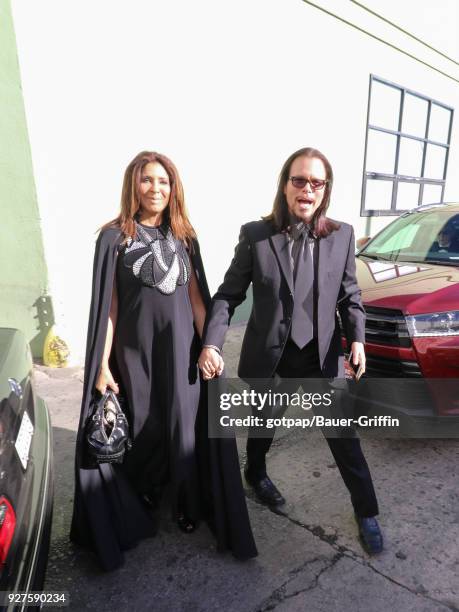 Sean McNabb and Christine Devine are seen on March 04, 2018 in Los Angeles, California.