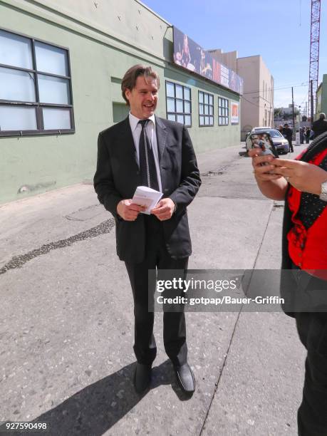 William McNamara is seen on March 04, 2018 in Los Angeles, California.