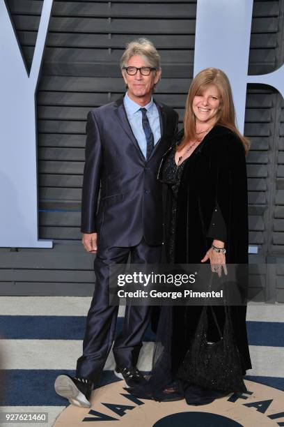 Eric Roberts and Eliza Roberts attend the 2018 Vanity Fair Oscar Party hosted by Radhika Jones at Wallis Annenberg Center for the Performing Arts on...