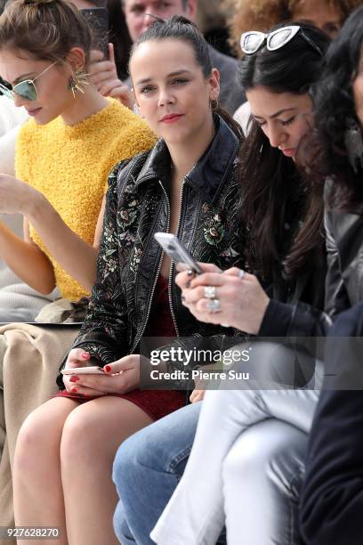 Pauline Ducruet attends the Leonard Paris show as part of the Paris Fashion Week Womenswear Fall/Winter 2018/2019 on March 5, 2018 in Paris, France.