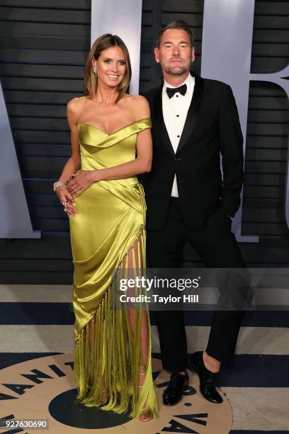 Heidi Klum and Michael Michalsky attend the 2018 Vanity Fair Oscar Party hosted by Radhika Jones at Wallis Annenberg Center for the Performing Arts...