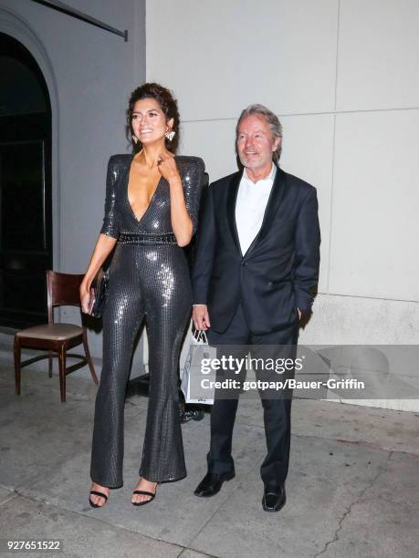 Blanca Blanco and John Savage are seen on March 04, 2018 in Los Angeles, California.