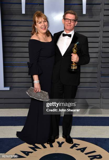 Set decorator Jeffrey A. Melvin attends the 2018 Vanity Fair Oscar Party hosted by Radhika Jones at Wallis Annenberg Center for the Performing Arts...