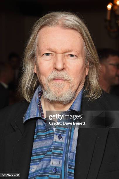 Christopher Hampton attends an exclusive screening of "Ali & Nino" at Soho House on March 5, 2018 in London, England.