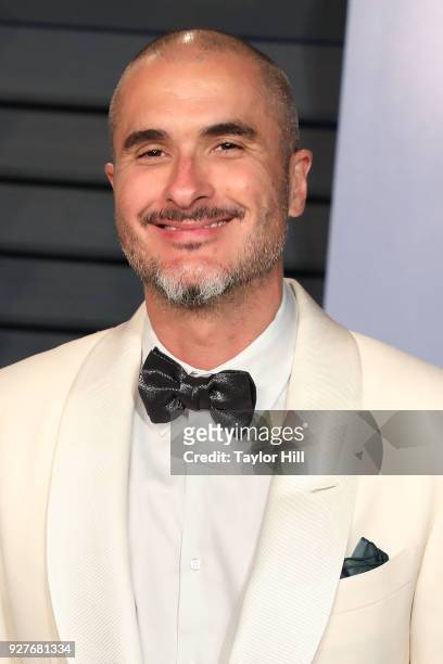 Zane Lowe attends the 2018 Vanity Fair Oscar Party hosted by Radhika Jones at the Wallis Annenberg Center for the Performing Arts on March 4, 2018 in...