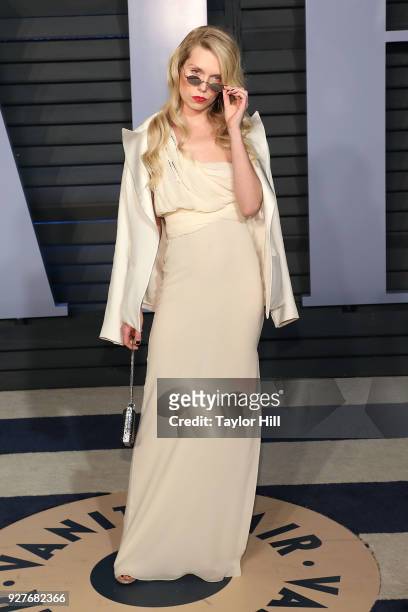 Theodora Richards attends the 2018 Vanity Fair Oscar Party hosted by Radhika Jones at the Wallis Annenberg Center for the Performing Arts on March 4,...