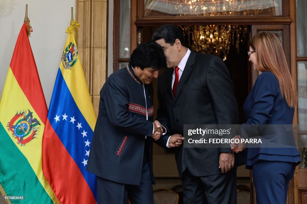 VENEZUELA-ALBA-SUMMIT-MADURO-MORALES