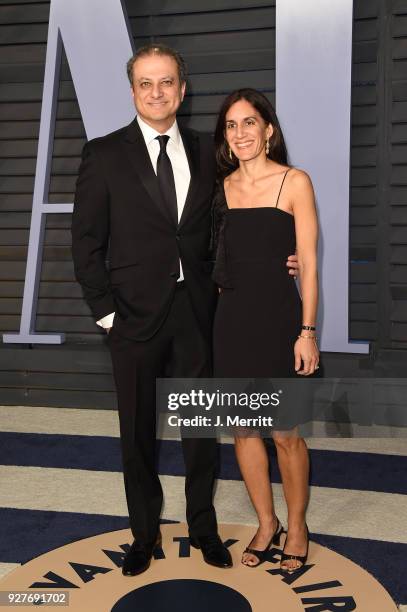 Preet Bharara attends the 2018 Vanity Fair Oscar Party hosted by Radhika Jones at the Wallis Annenberg Center for the Performing Arts on March 4,...