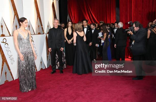 Actor Gal Gadot attends the 90th Annual Academy Awards at Hollywood & Highland Center on March 4, 2018 in Hollywood, California.