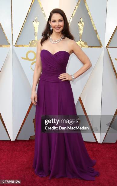 Actor Ashley Judd attends the 90th Annual Academy Awards at Hollywood & Highland Center on March 4, 2018 in Hollywood, California.