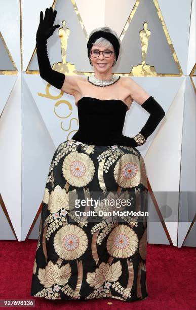Actor Rita Moreno attends the 90th Annual Academy Awards at Hollywood & Highland Center on March 4, 2018 in Hollywood, California.