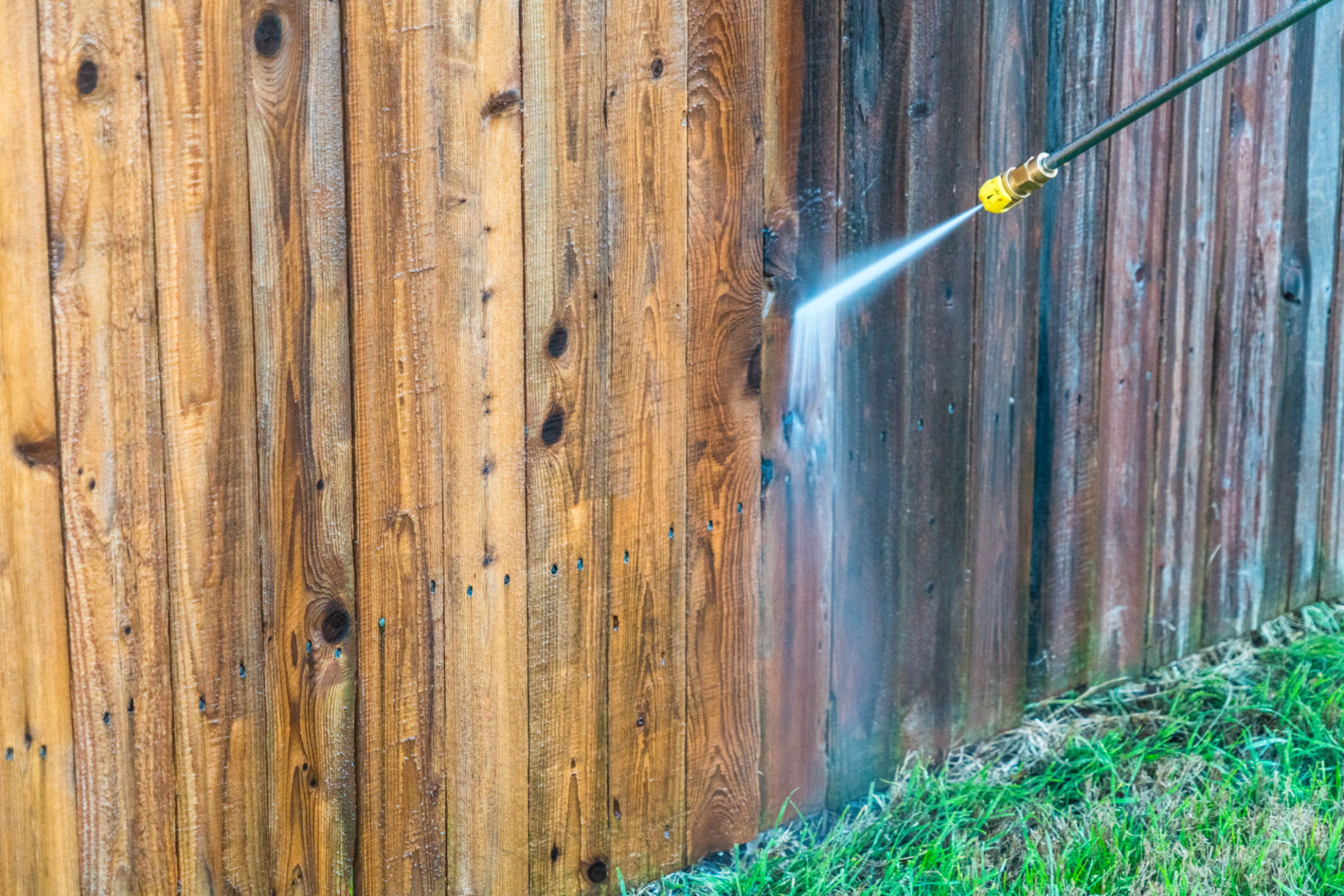 clean fence