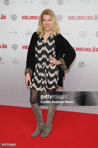 Nele Kiper attends the premiere of 'Vielmachglas' at Cinedom on March 5, 2018 in Cologne, Germany.