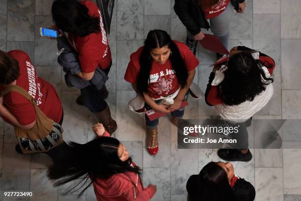 Students from all over Colorado with Padres & Jóvenes Unidos, a multi-issue organization led by people of color who work for educational equity,...