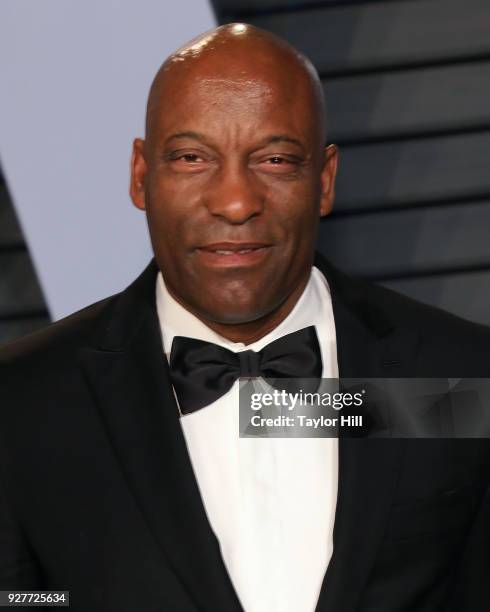 John Singleton attends the 2018 Vanity Fair Oscar Party hosted by Radhika Jones at the Wallis Annenberg Center for the Performing Arts on March 4,...