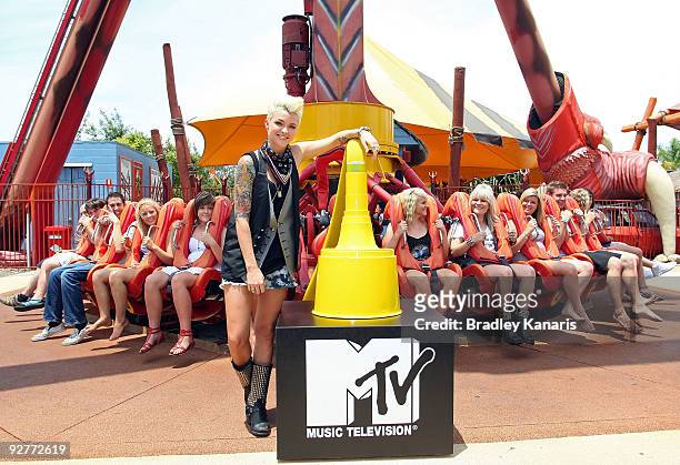 Ruby Rose launches Dreamworld's new summer attraction where MTV will broadcast live from the popular theme park from December 26 to January 22, at...