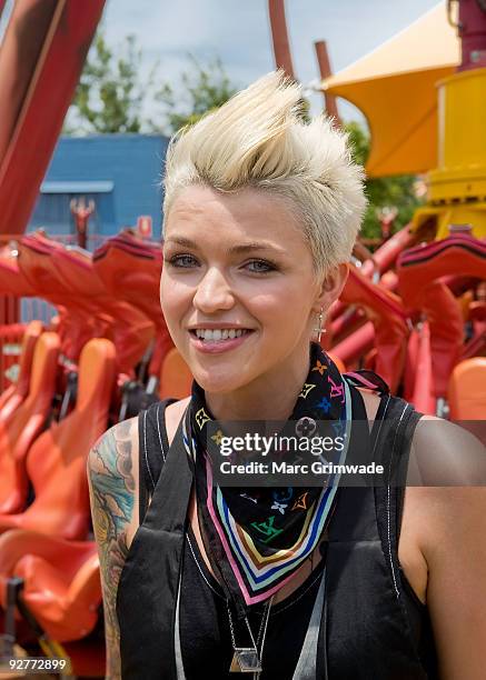 Ruby Rose Fun 14 Ruby Rose Launches Dreamworld Summer Attraction Stock Photos, High ...