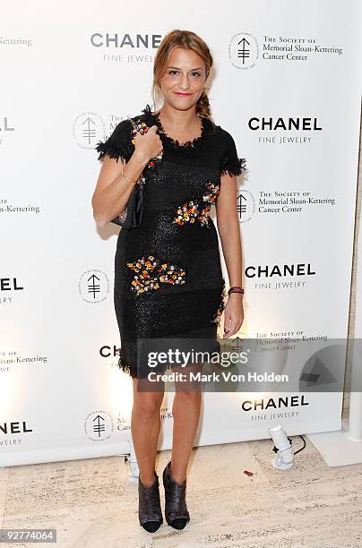 Charlotte Ronson attends CHANEL's "Fete d'Hiver" benefit for the Memorial Sloan-Kettering Cancer Center at the Four Seasons Restaurant on November 4,...