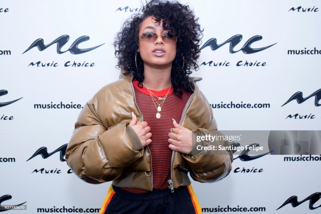 DaniLeigh Visits Music Choice