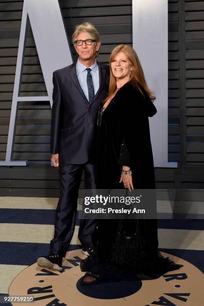 Eric Roberts and Eliza Roberts attend the 2018 Vanity Fair Oscar Party Hosted By Radhika Jones - Arrivals at Wallis Annenberg Center for the...