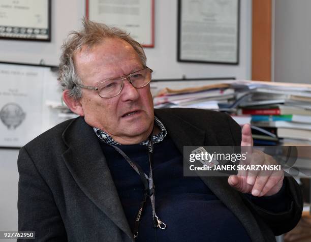 Adam Michnik, a prominent communist-era dissident who is now editor-in-chief of Gazeta Wyborcza, Poland's leading liberal newspaper, is pictured at...