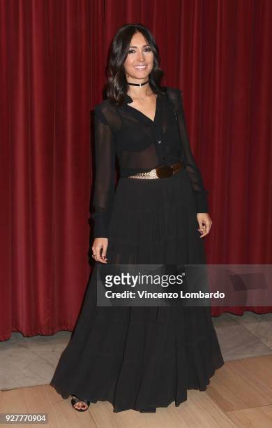 Caterina Balivo attends the 1st Wondy Award on March 5, 2018 in Milan, Italy.
