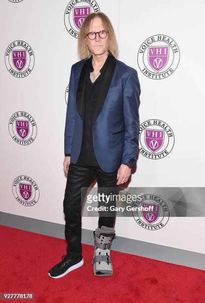 Musician Tom Hamilton of Aerosmith attends the "Raise Your Voice" concert honoring Julie Andrews at Alice Tully Hall, Lincoln Center on March 5, 2018...