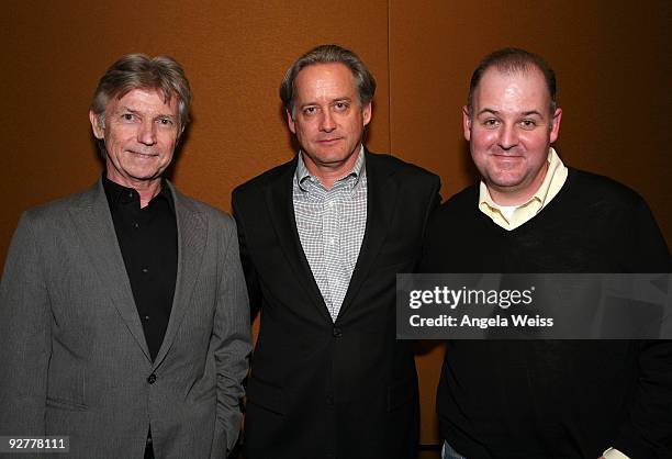 Producer Kirk Saduski, director Mark Herzog and producer Christopher G. Cowen attends the screening of his film 'David McCullough: Painting with...