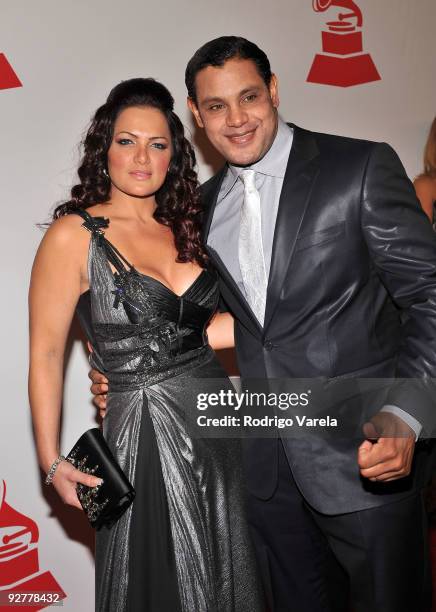 Sonia Sosa and Sammy Sosa attend 2009 Person Of The Year Honoring Juan Gabriel at Mandalay Bay Events Center on November 4, 2009 in Las Vegas, Nevada.