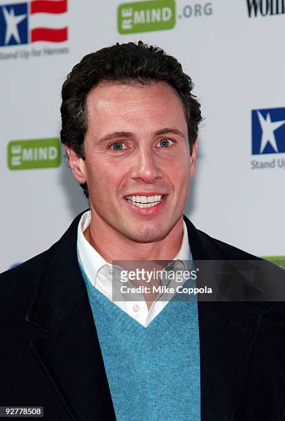 News anchor Chris Cuomo attends Stand Up For Heroes: A Benefit For The Bob Woodruff Foundation at Town Hall on November 4, 2009 in New York City.