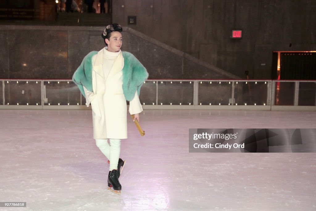 CoolSculpting On Ice With Johnny Weir